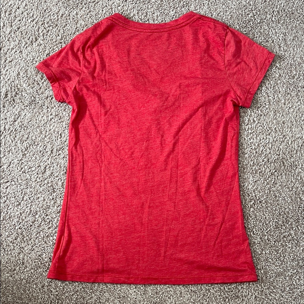 NWOT Majestic Threads Cleveland Indians V-Neck Tee - Picture 4 of 4